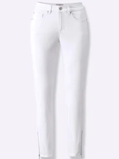 5-Pocket-Hose mit seitlichen Einsätzen