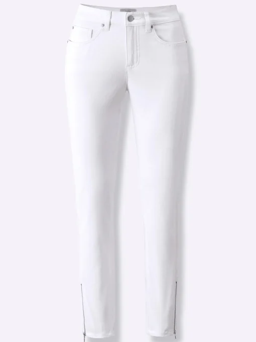 5-Pocket-Hose mit seitlichen Einsätzen