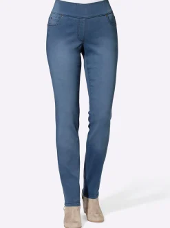 5-Pocket-Jeans in Schlupfform