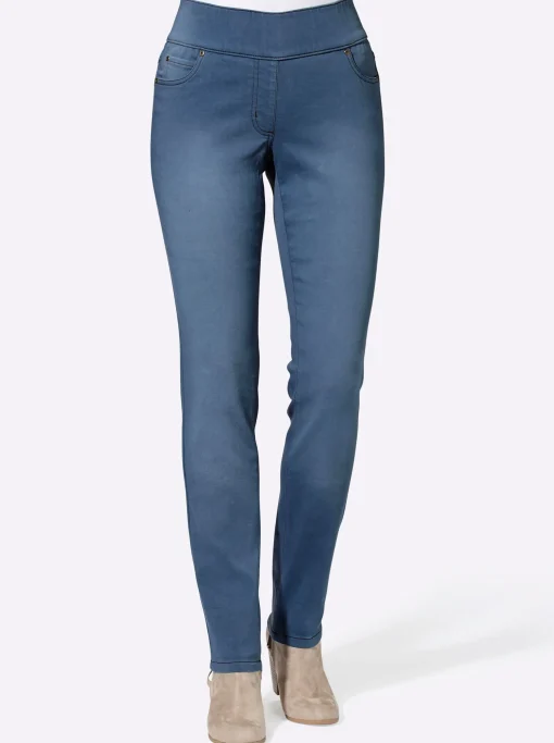 5-Pocket-Jeans in Schlupfform