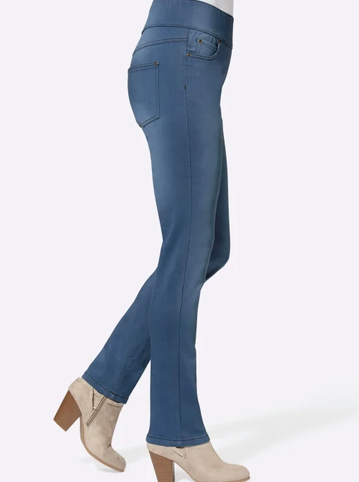 5-Pocket-Jeans in Schlupfform