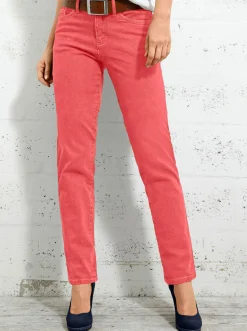 5-Pocket-Jeans mit bestickten Gesäßtaschen