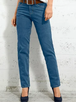 5-Pocket-Jeans mit bestickten Gesäßtaschen