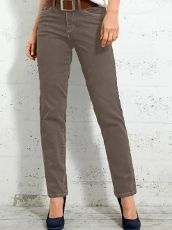 5-Pocket-Jeans mit bestickten Gesäßtaschen