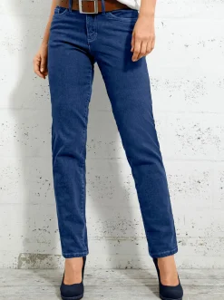 5-Pocket-Jeans mit bestickten Gesäßtaschen