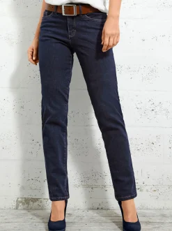 5-Pocket-Jeans mit bestickten Gesäßtaschen