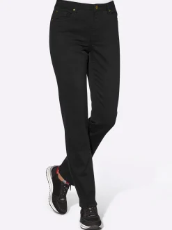 5-Pocket-Jeans mit bestickten Gesäßtaschen