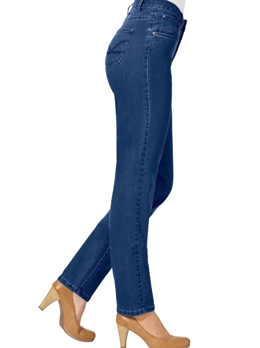 5-Pocket-Jeans mit bestickten Gesäßtaschen