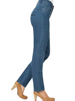 5-Pocket-Jeans mit bestickten Gesäßtaschen
