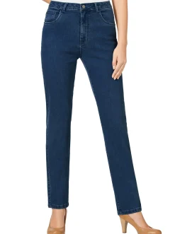 5-Pocket-Jeans mit bestickten Gesäßtaschen