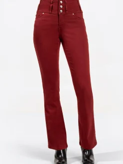 5-Pocket-Jeans mit dezent ausgestelltem Bein