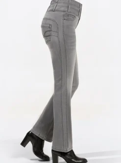 5-Pocket-Jeans mit dezent ausgestelltem Bein