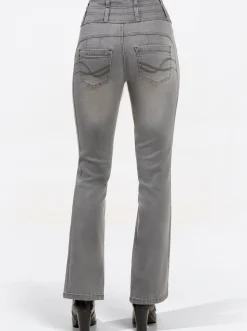 5-Pocket-Jeans mit dezent ausgestelltem Bein