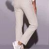 5-Pocket-Jeans mit glänzender Beschichtung