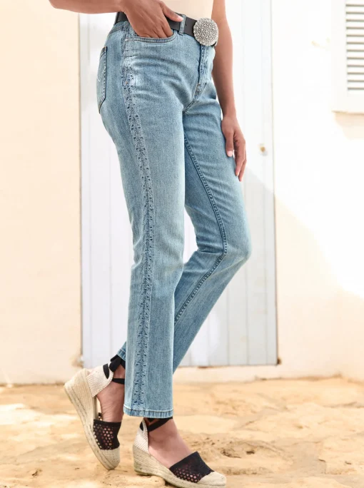 5-Pocket-Jeans mit hohem Stretch-Anteil