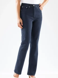 5-Pocket-Jeans mit innenliegendem Dehnbund