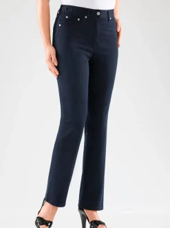 5-Pocket-Jeans mit innenliegendem Dehnbund