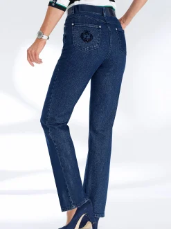 5-Pocket-Jeans mit innenliegendem Dehnbund