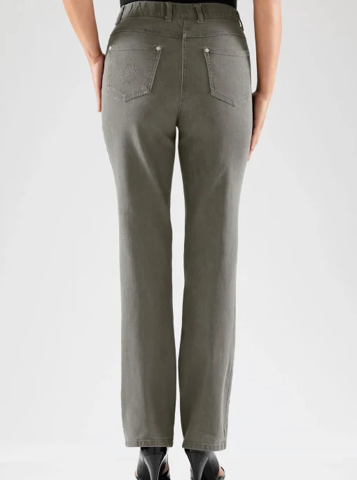 5-Pocket-Jeans mit innenliegendem Dehnbund