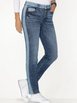 5-Pocket-Jeans mit Kontraststreifen