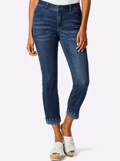 5-Pocket-Jeans mit Lochstickerei
