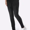 5-Pocket-Jeans mit Nieten-Verzierung seitlich