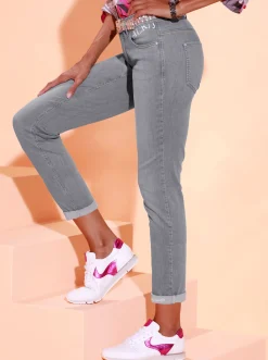 5-Pocket-Jeans mit Push-up-Effekt