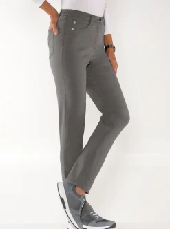 5-Pocket-Jeans mit seitlichem Dehnbund