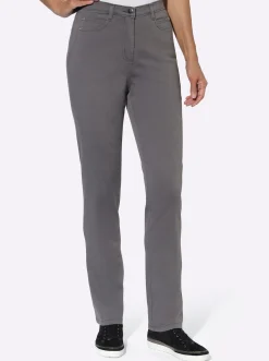 5-Pocket-Jeans mit seitlichem Dehnbund