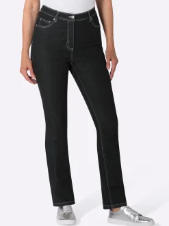 5-Pocket-Jeans mit Stickerei-Motiv