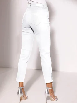 5-Pocket-Jeans mit Strass-Applikation