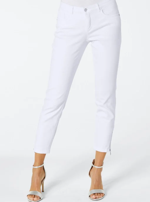 5-Pocket-Jeans mit Strass-Applikation