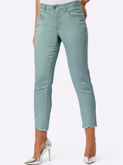 5-Pocket-Jeans mit Wellenkanten