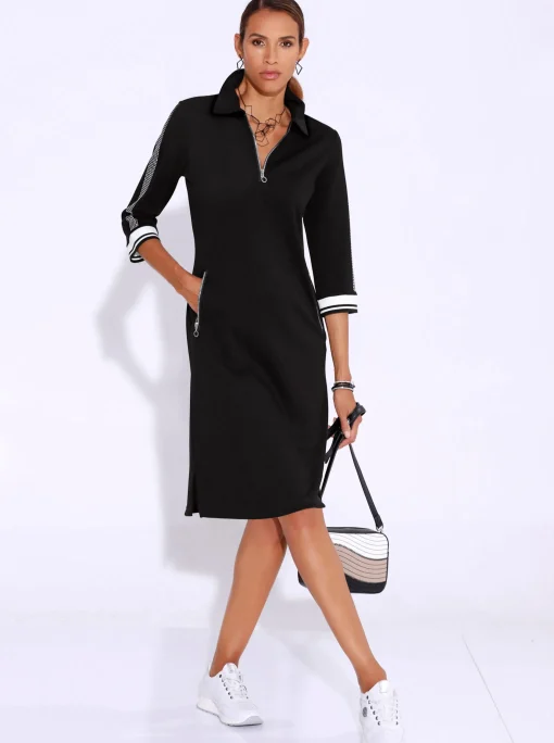 Polokleid im hochwertigen Modal-Mix