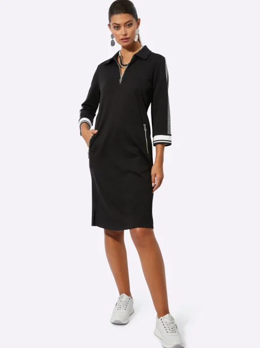 Polokleid im hochwertigen Modal-Mix
