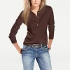 Polopullover mit Knopfleiste