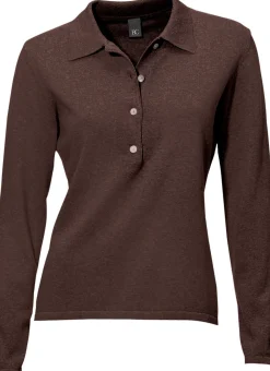 Polopullover mit Knopfleiste