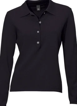 Polopullover mit Knopfleiste