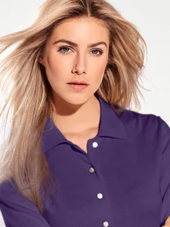 Polopullover mit Knopfleiste