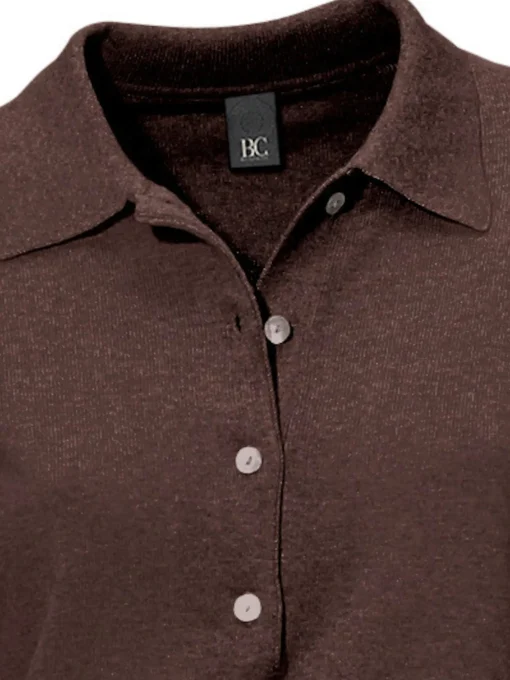 Polopullover mit Knopfleiste