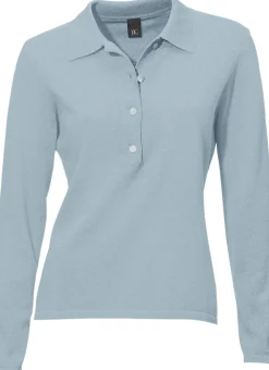 Polopullover mit Knopfleiste