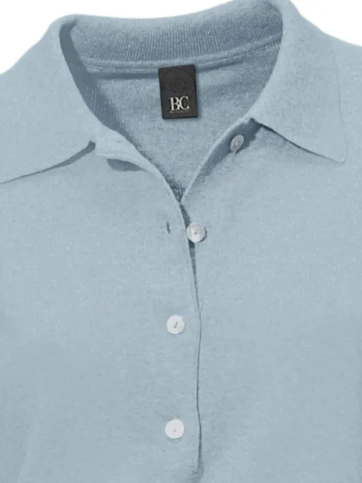 Polopullover mit Knopfleiste
