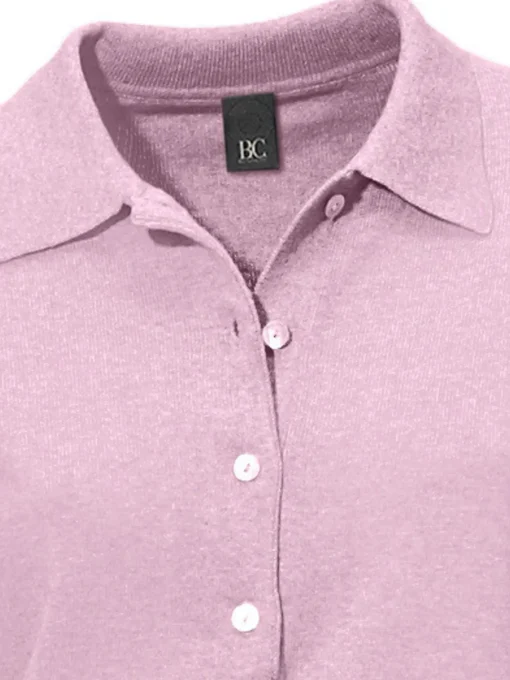 Polopullover mit Knopfleiste