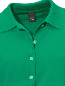 Polopullover mit Knopfleiste