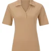 Poloshirt mit Druckknopf-Leiste