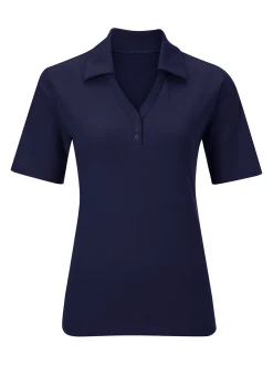 Poloshirt mit Druckknopf-Leiste