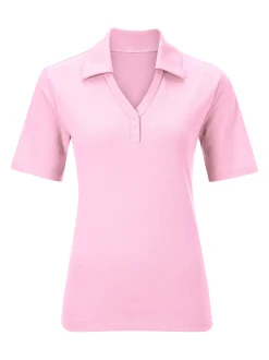 Poloshirt mit Druckknopf-Leiste