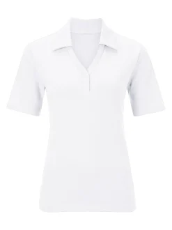 Poloshirt mit Druckknopf-Leiste