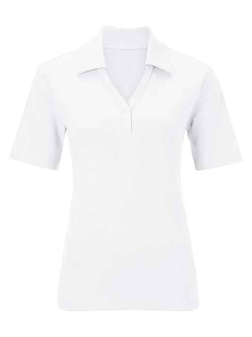 Poloshirt mit Druckknopf-Leiste
