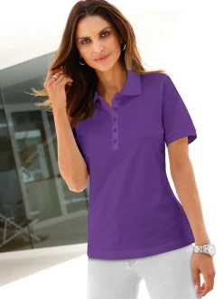 Poloshirt mit Seitenschlitzen